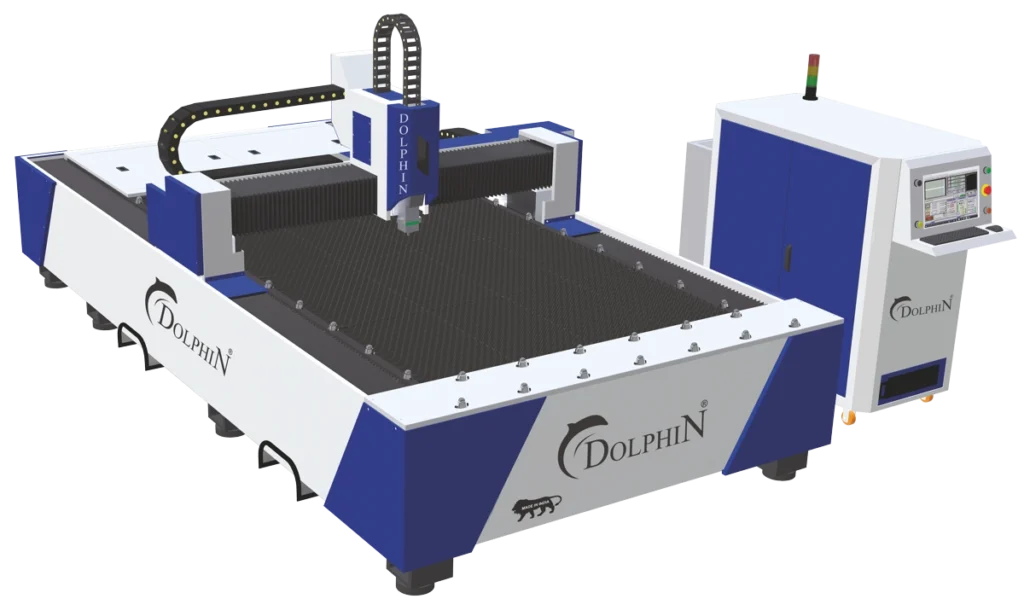 Single Pallet Fiber Laser Metal Cutting Machine